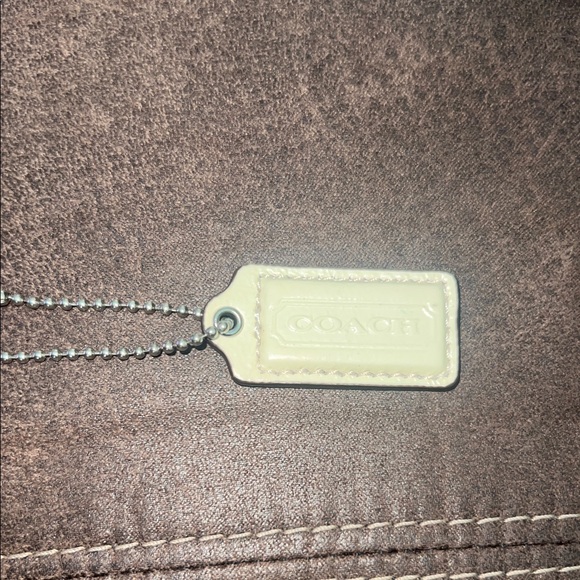 Coach Accessories - Coach Leather Bag Cream Tag new